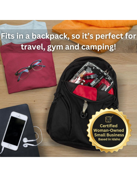 Bolsa TSA BORSALI Tamaño Quart Transparente 2 Paquete