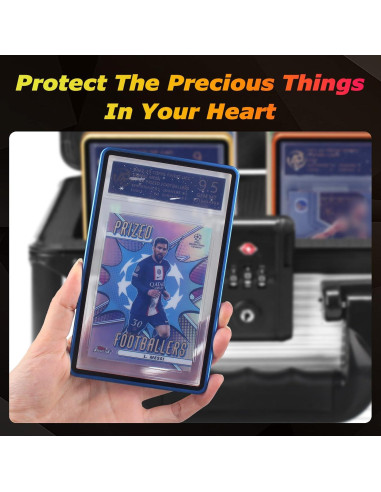 Estuche de Cartas ZINHO Plata 24.6x22.9x17.3cm Impermeable