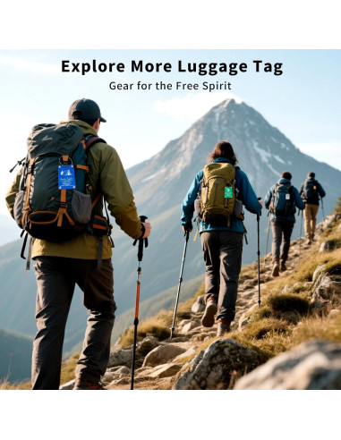 Etiquetas de Equipaje Personalizadas DearKeeps Acero Inoxidable