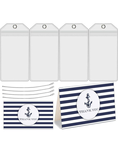 Soportes de Etiquetas de Equipaje CruiSeaU 4 Pzs para Cruceros