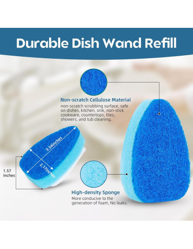 Recargas de Esponja Sin Rayones LMSMW - 12 Unidades