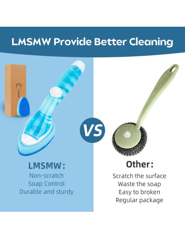 Recargas de Esponja Sin Rayones LMSMW - 12 Unidades