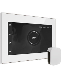 Ducha de Vapor Mr Steam XButler con Control iSteamX Blanco 2