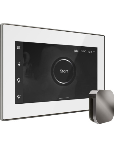 Ducha de Vapor Mr Steam XButler con Control iSteamX Blanco