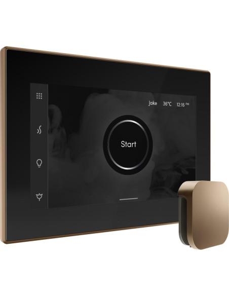 Ducha de Vapor Mr Steam XButler con Control iSteamX Blanco