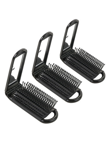 Set de 3 Cepillos de Pelo Plegables TOSAMZOO con Espejo