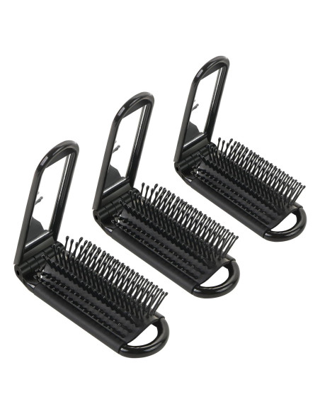 Set de 3 Cepillos de Pelo Plegables TOSAMZOO con Espejo