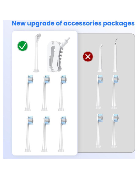 Cabezas de Repuesto para Cepillos Eléctricos UNINGOPI - Paquete de 8