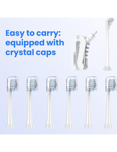 Cabezas de Repuesto para Cepillos Eléctricos UNINGOPI - Paquete de 8