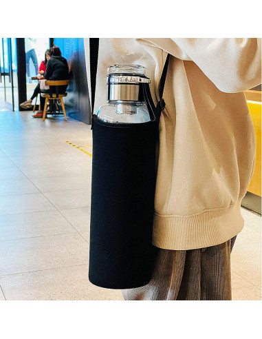 Botella de Agua de Vidrio UICIOP 2L a Prueba de Fugas