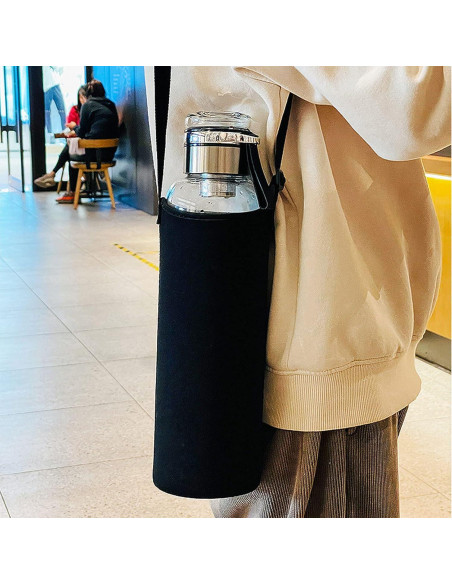 Botella de Agua de Vidrio UICIOP 2L a Prueba de Fugas