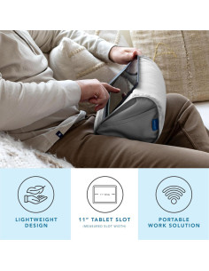 Soporte de Almohada para Tabletas LapGear 11" Gris - Modelo 33105 2
