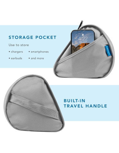 Soporte de Almohada para Tabletas LapGear 11" Gris - Modelo 33105