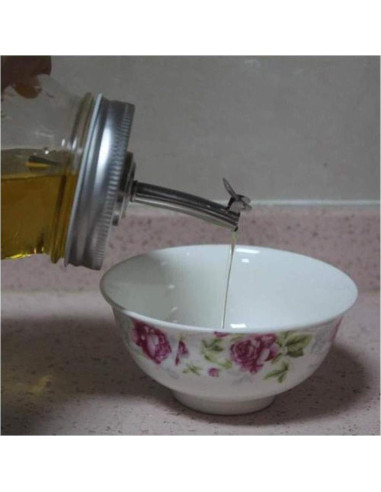 Set de 6 tapas para frascos Mason L7HWDP - Infusiones y germinación