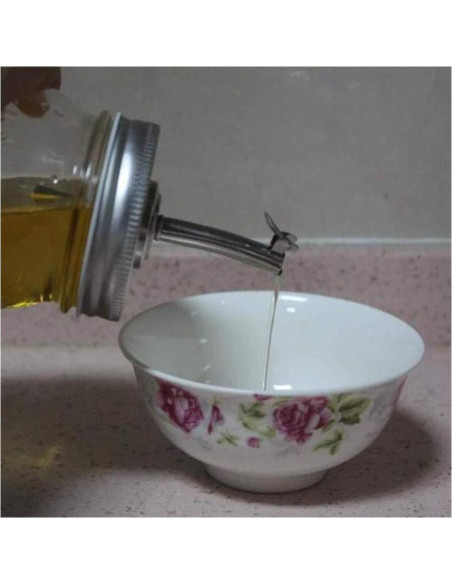 Set de 6 tapas para frascos Mason L7HWDP - Infusiones y germinación