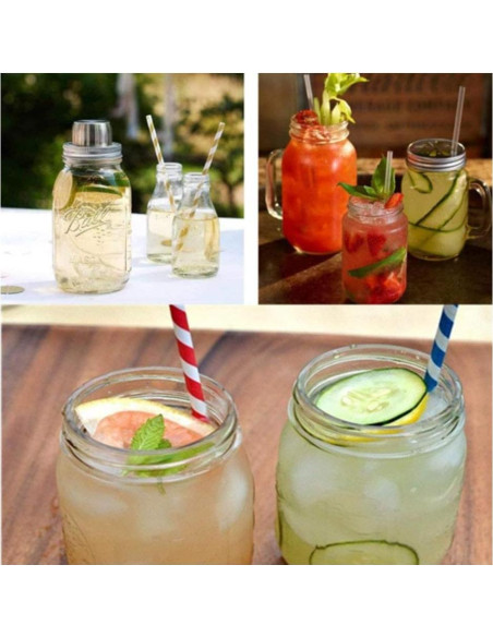 Set de 6 tapas para frascos Mason L7HWDP - Infusiones y germinación