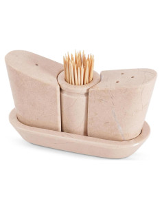 Juego de Salero y Pimentero de Mármol SPESHSTONES Verona