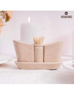 Juego de Salero y Pimentero de Mármol SPESHSTONES Verona 2