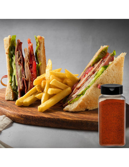 Tosnail 16 Tarros de Especias Plástico 500 ml Transparente