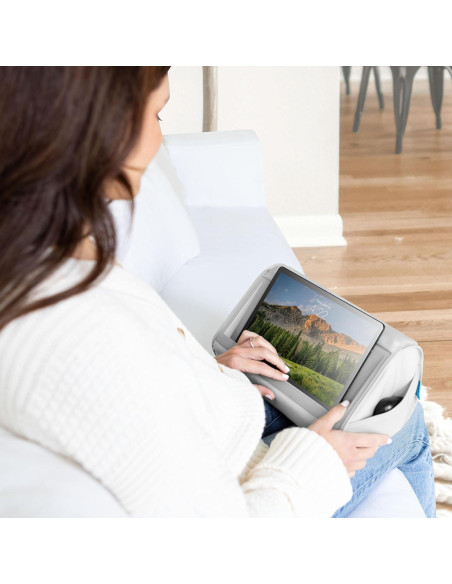 Soporte de Almohada para Tabletas LapGear 11" Gris - Modelo 33105