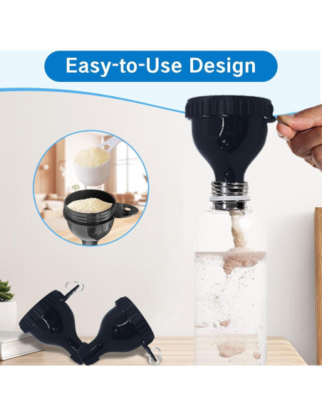 Contenedor de Proteína en Polvo YAFIYGI - 5 a 6 Cucharadas - Ecológico