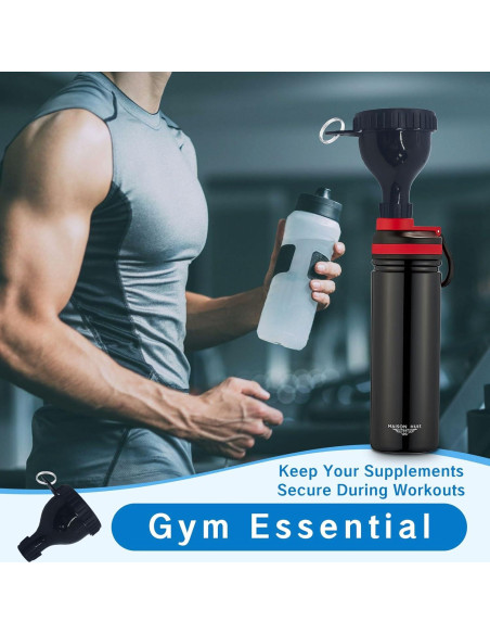 Contenedor de Proteína en Polvo YAFIYGI - 5 a 6 Cucharadas - Ecológico