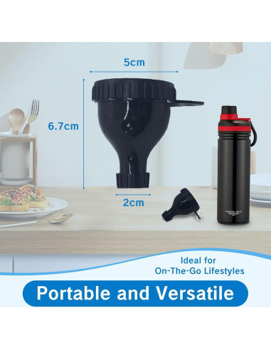 Contenedor de Proteína en Polvo YAFIYGI - 5 a 6 Cucharadas - Ecológico