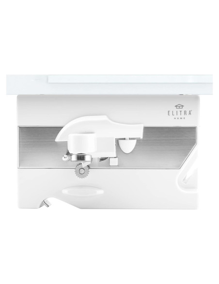Abrelatas eléctrico 3 en 1 ELITRA HOME bajo gabinete blanco