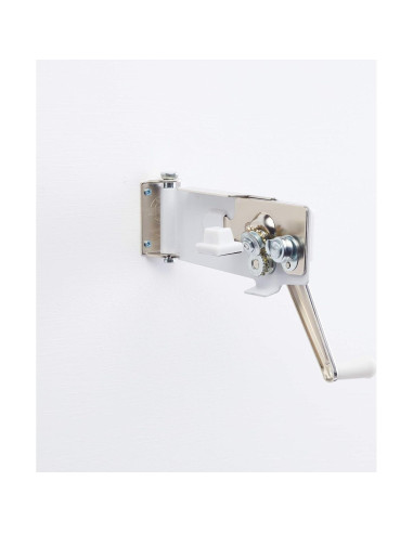 Abridor de Latas Montado en Pared Swing-A-Way KC609WH - Metal, 17.5x8x7cm, Plata