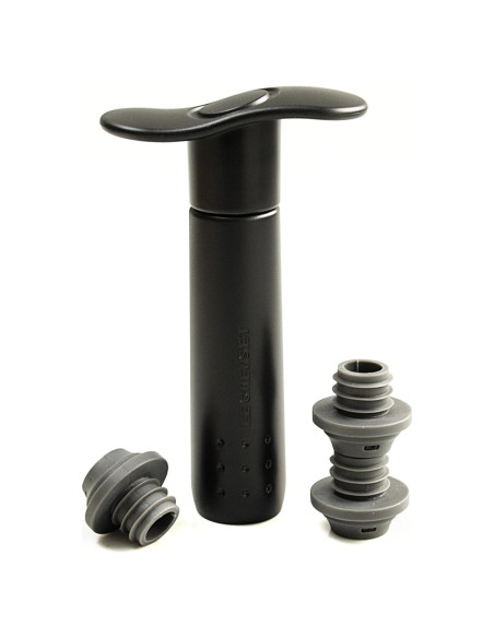 Bomba de Vino Le Creuset WA137-31 y 3 Tapones Herméticos