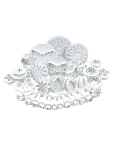 Cortadores de Galletas de Fondant Zuoyou 33 Piezas Decoración