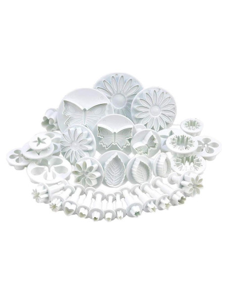 Cortadores de Galletas de Fondant Zuoyou 33 Piezas Decoración