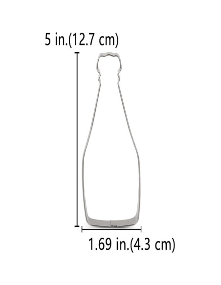 Juego de Cortadores de Galletas LILIAO Acero Inoxidable 2 Piezas