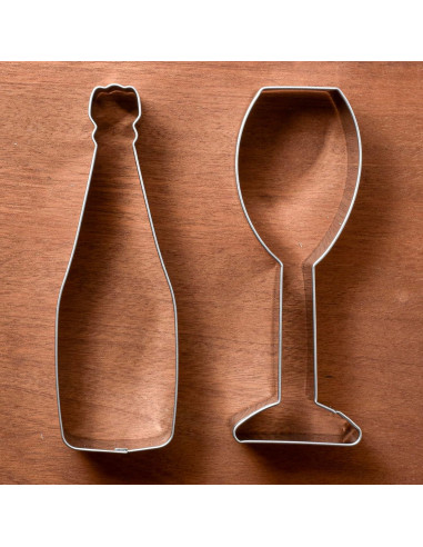 Juego de Cortadores de Galletas LILIAO Acero Inoxidable 2 Piezas