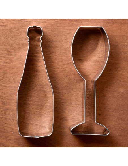 Juego de Cortadores de Galletas LILIAO Acero Inoxidable 2 Piezas