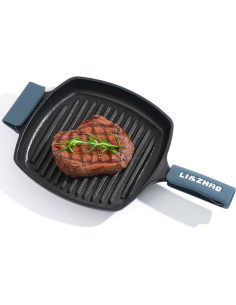 Cubierta de Mango de Silicona Li & Zhao - 3 Piezas Azul 2