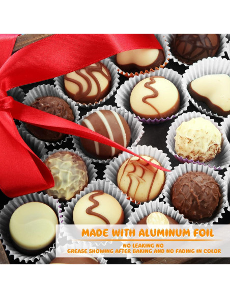 1000 Forros de Cupcake de Aluminio Vesici 5 cm Colorido