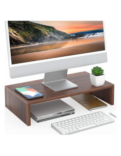 Soporte para Monitor FITUEYES de Madera 42.4 cm Marrón