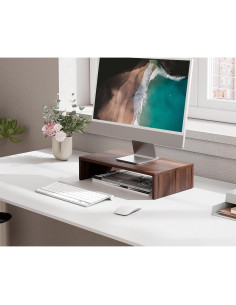 Soporte para Monitor FITUEYES de Madera 42.4 cm Marrón 2