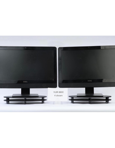Soporte apilable para monitor VUR 8800 - Paquete de 4, Negro