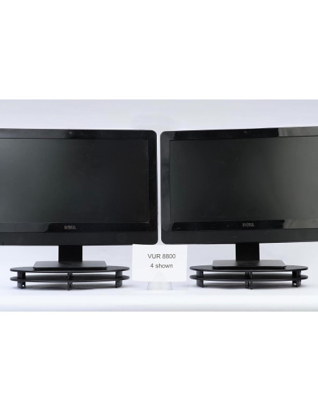 Soporte apilable para monitor VUR 8800 - Paquete de 4, Negro