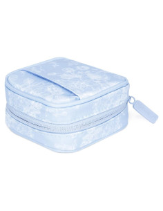 Organizador de Cables Miamica Floral Azul Pequeño 11.4x10.8cm