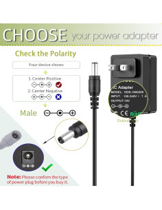 Adaptador de Corriente 15V 1A Qnanw para Litter Robot 3 - 2.1mm 2