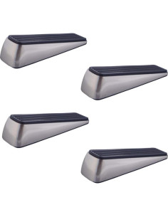 Juego de 4 Topes de Puerta Handsley Niquelado Satinado 2