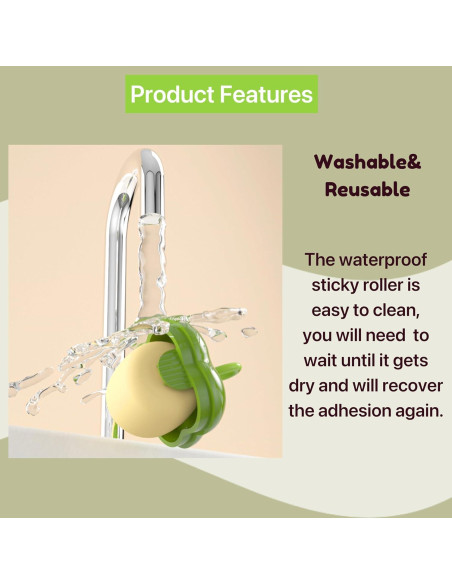 Rodillo Quitapelusas Reutilizable Pimiento Dulce Bonito 90g