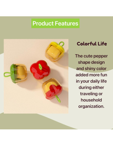 Rodillo Quitapelusas Reutilizable Pimiento Dulce Bonito 90g