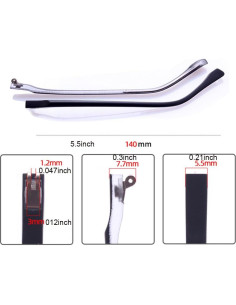 Brazos de Repuesto para Gafas de Niños Janky - Silicona Negra 2