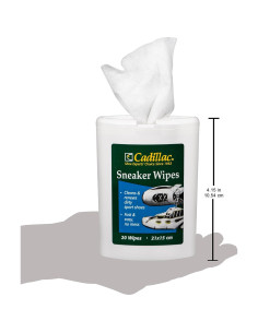 Toallitas Limpiadoras Cadillac para Zapatillas 20 Unidades 2