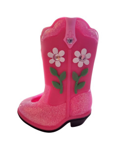 Botín de vaquero rosa Bath & Body Works con holder desinfectante 2