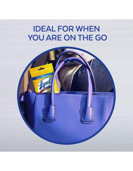 Toallitas Desinfectantes Lysol Aroma Limón 15 Unidades